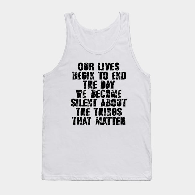 Stand Up Speak Up Tank Top by NotoriousMedia